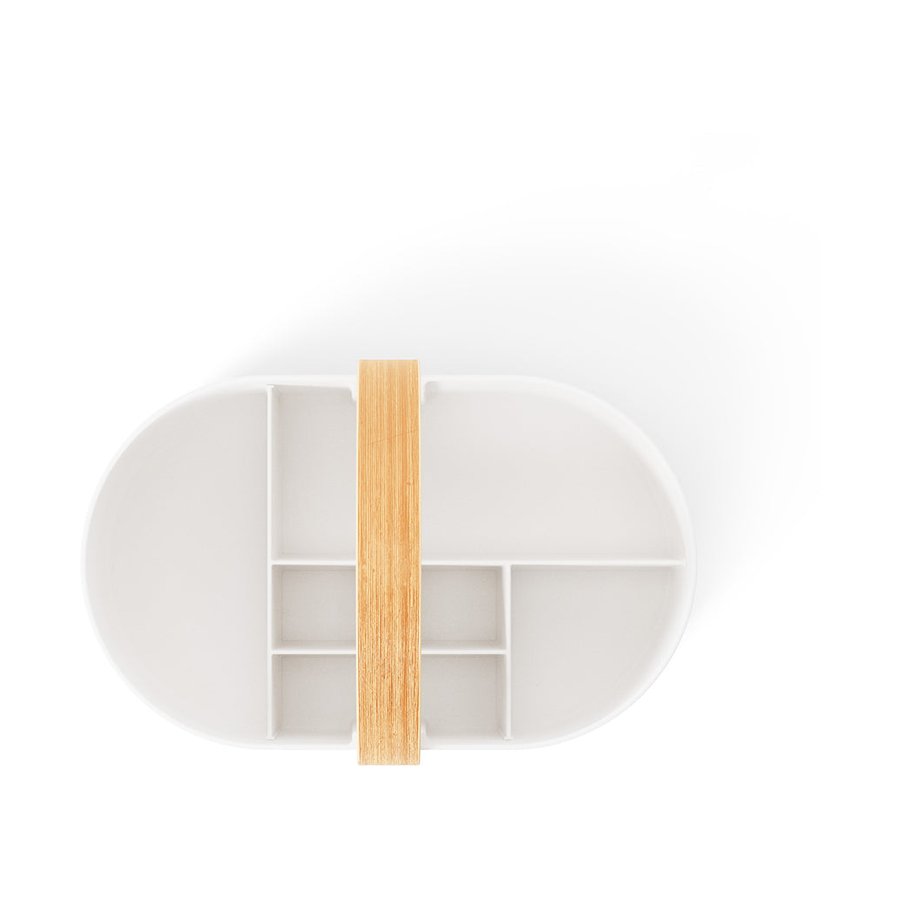 Umbra Bellwood Caddy White/Natural White/Natural