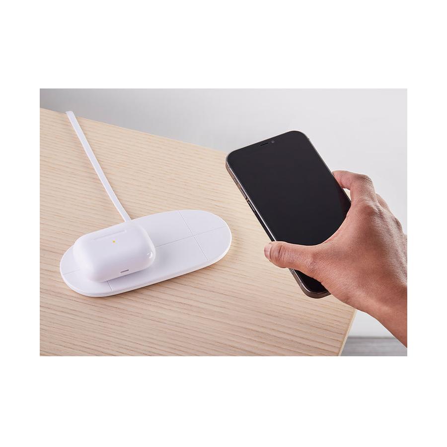 Lexon Duo Mini Wireless Charger White White
