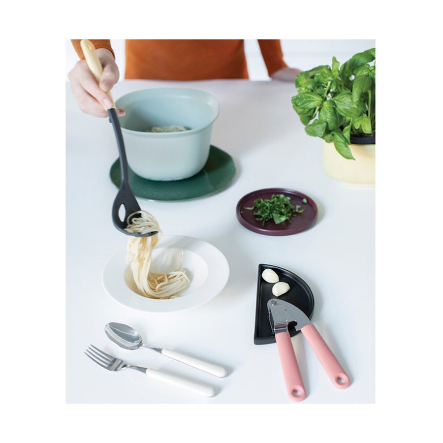 Brabantia Tasty+ Spaghetti Spoon Plus Measure Tool Vanilla Yellow Vanilla Yellow