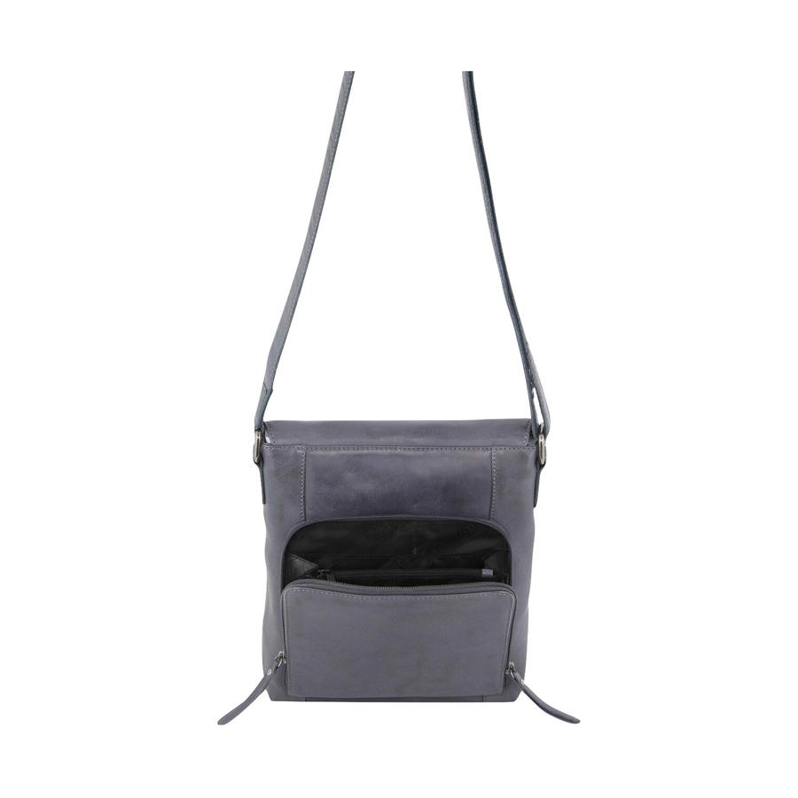 Milleni Leona Women's Leather Crossbody Bag Ash Ash