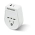 Jackson Slim USA & UK to NZ Travel Adapter with USB-A & C White