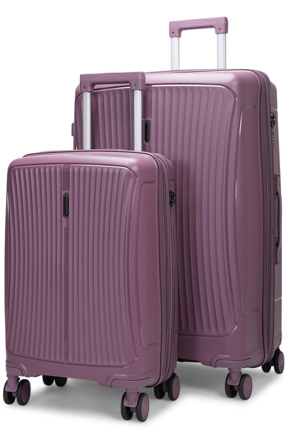 Caselite Quest 56cm & 75cm Hardside Luggage Set Purple