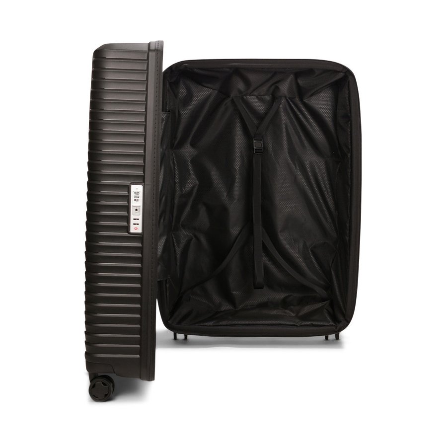 Samsonite Upscape 81cm Hardside Checked Suitcase Black Black