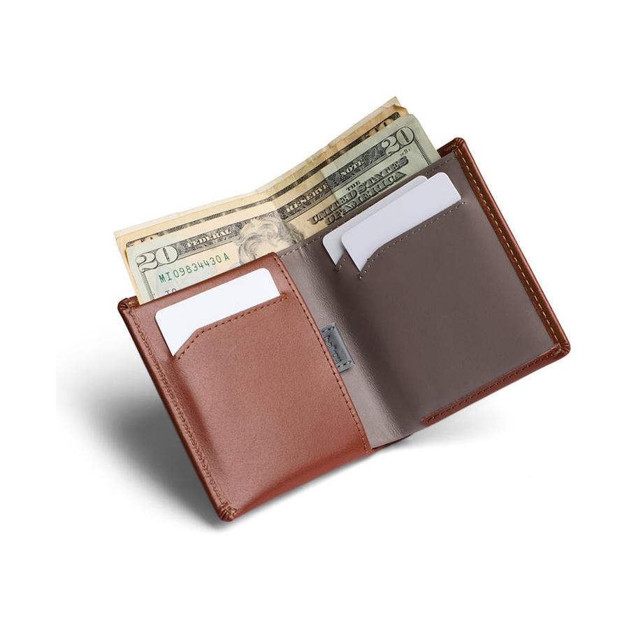 Bellroy RFID Note Sleeve Leather Wallet Sienna Sienna