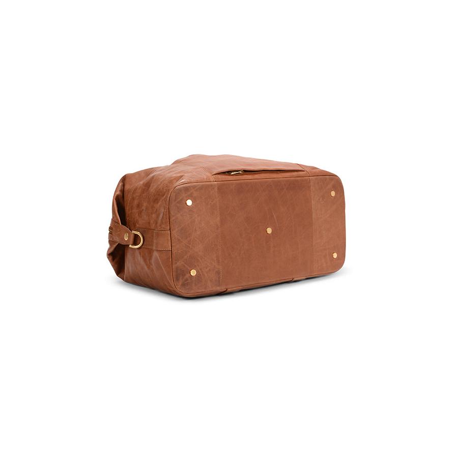 Explorer Weekender Leather Duffle Tan Tan