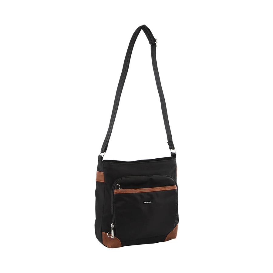 Pierre Cardin Darwin Anti-Theft Crossbody Bag Black Black