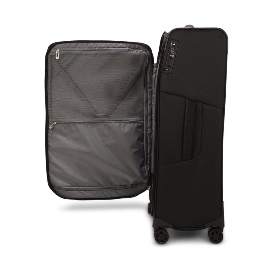Samsonite Respark 79cm Softside Checked Suitcase Ozone Black Ozone Black