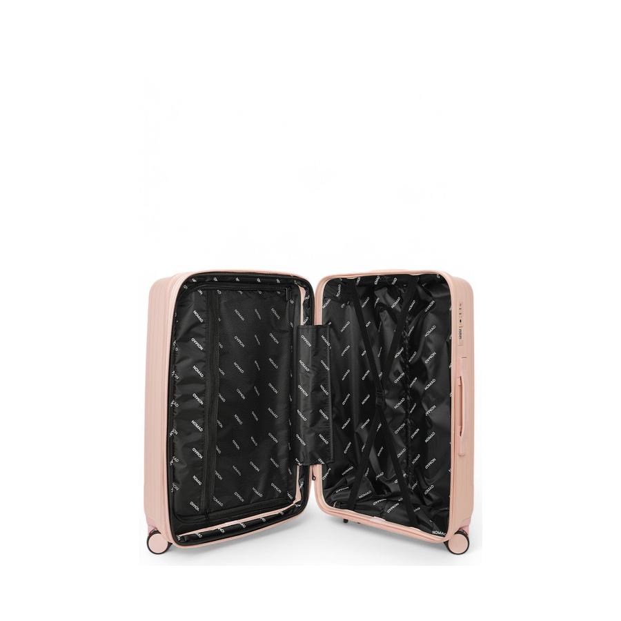 Nomad Venture 65cm Hardside Checked Suitcase Pink Pink
