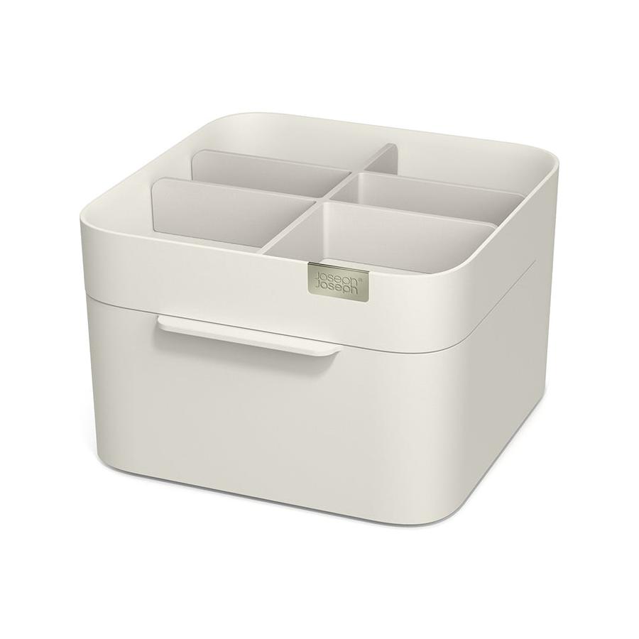 Joseph Joseph Viva Cosmetic Organiser with Drawer Cream Cream