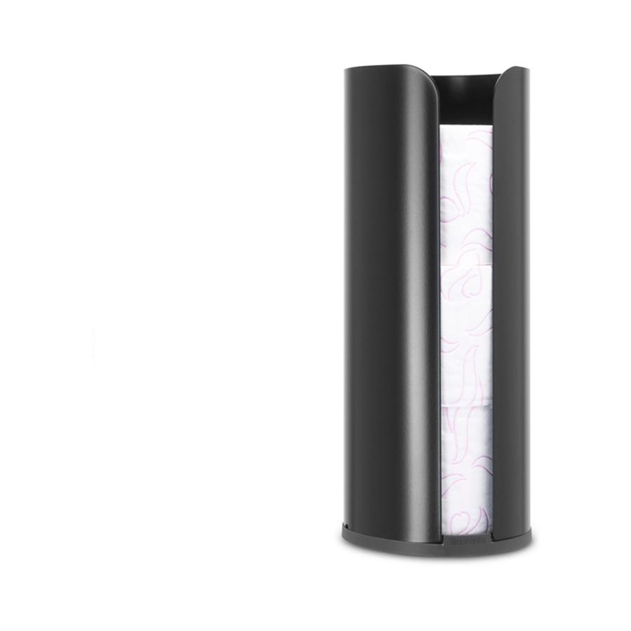 Brabantia ReNew Toilet Roll Dispenser Matte Black Matte Black