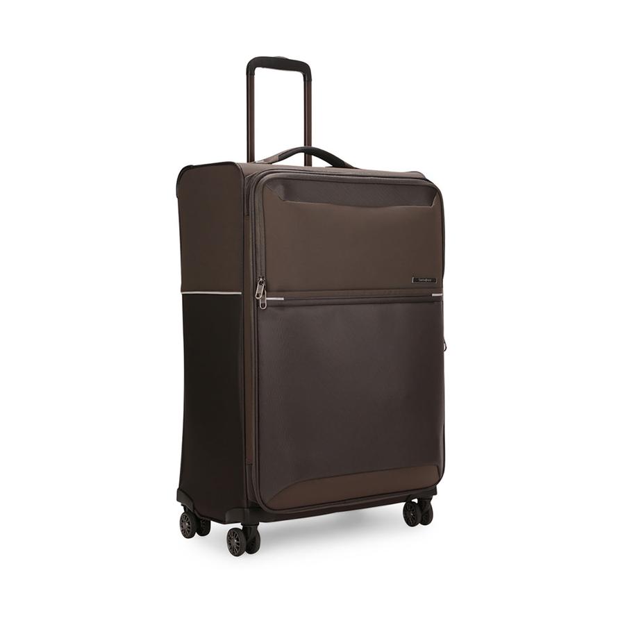 Samsonite 73H 71cm Softside Checked Suitcase Platinum Grey Platinum Grey