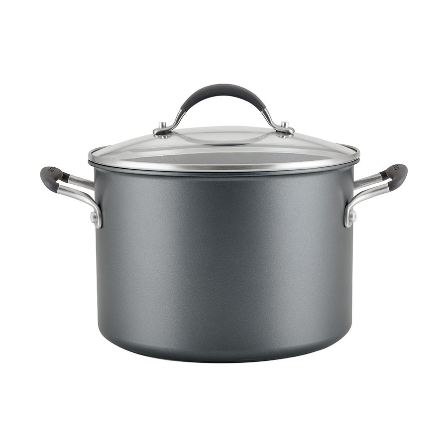 Circulon ScratchDefense A1 24cm (7.6L) Covered Stockpot Black Black