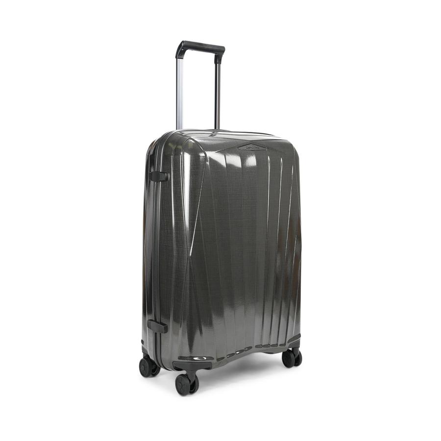 Samsonite Major-Lite 69cm Hardside Checked Suitcase Black Black