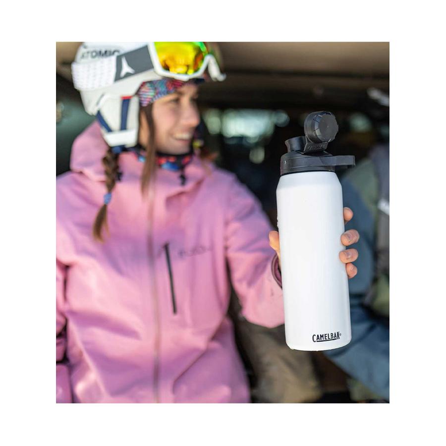 Camelbak 32oz (1L) Chute Mag Stainless Steel Drink Bottle Alloy White Alloy White