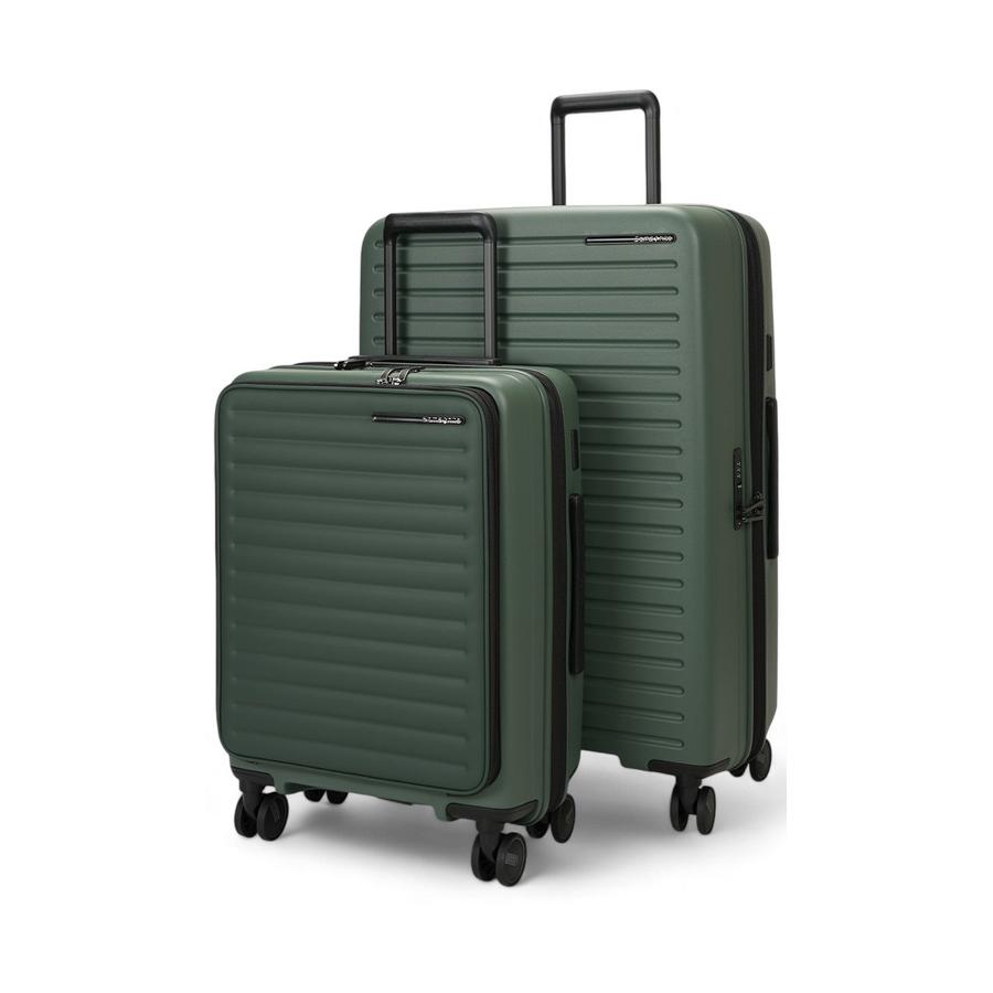 Samsonite Restackd 55cm Easy Access & 75cm Luggage Set Sage Sage