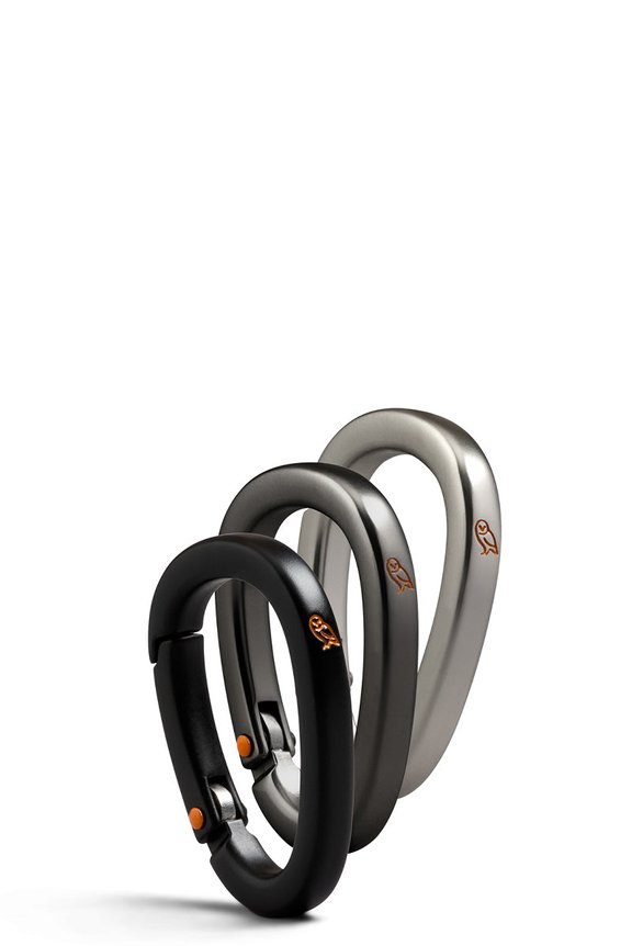 Bellroy Carabiner Trio Black Graphite Silver