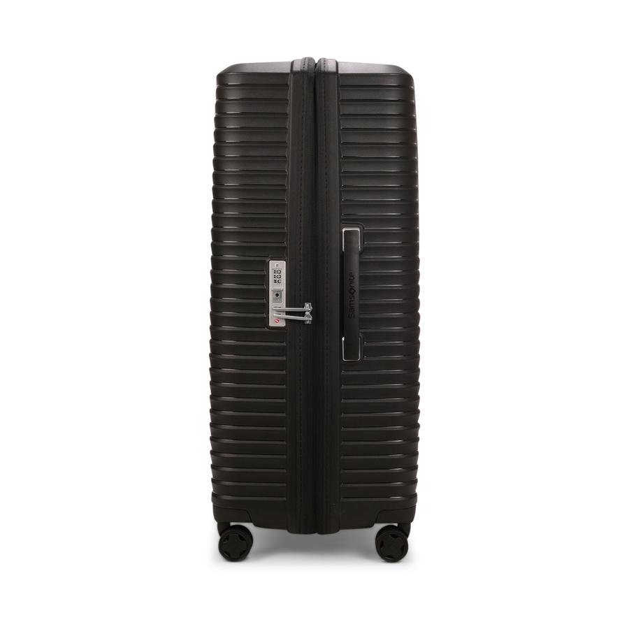 Samsonite Upscape 81cm Hardside Checked Suitcase Black Black