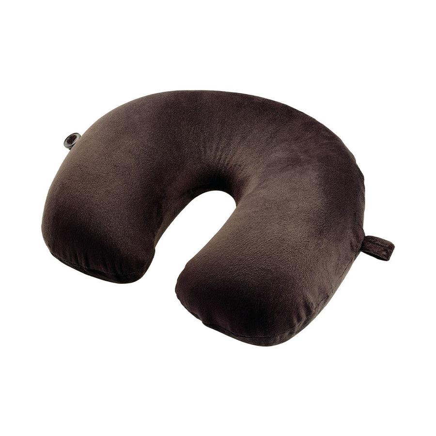 Go Travel Super Deluxe Memory Foam Travel Pillow Black Black