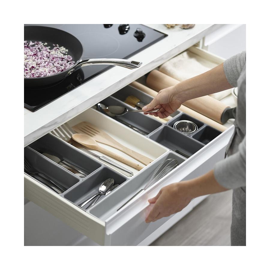 Joseph Joseph Blox 10-Piece Drawer Organiser Set Grey Grey