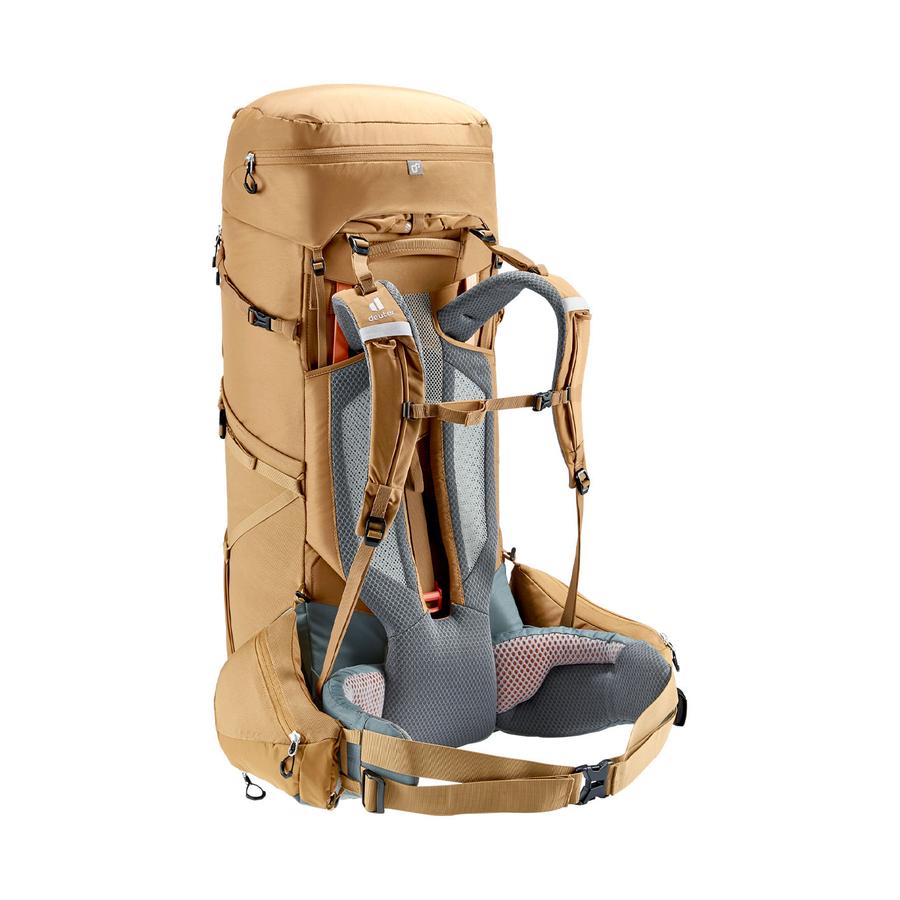Deuter Aircontact Core 60+10 Trekking Backpack Almond-Teal Almond-Teal
