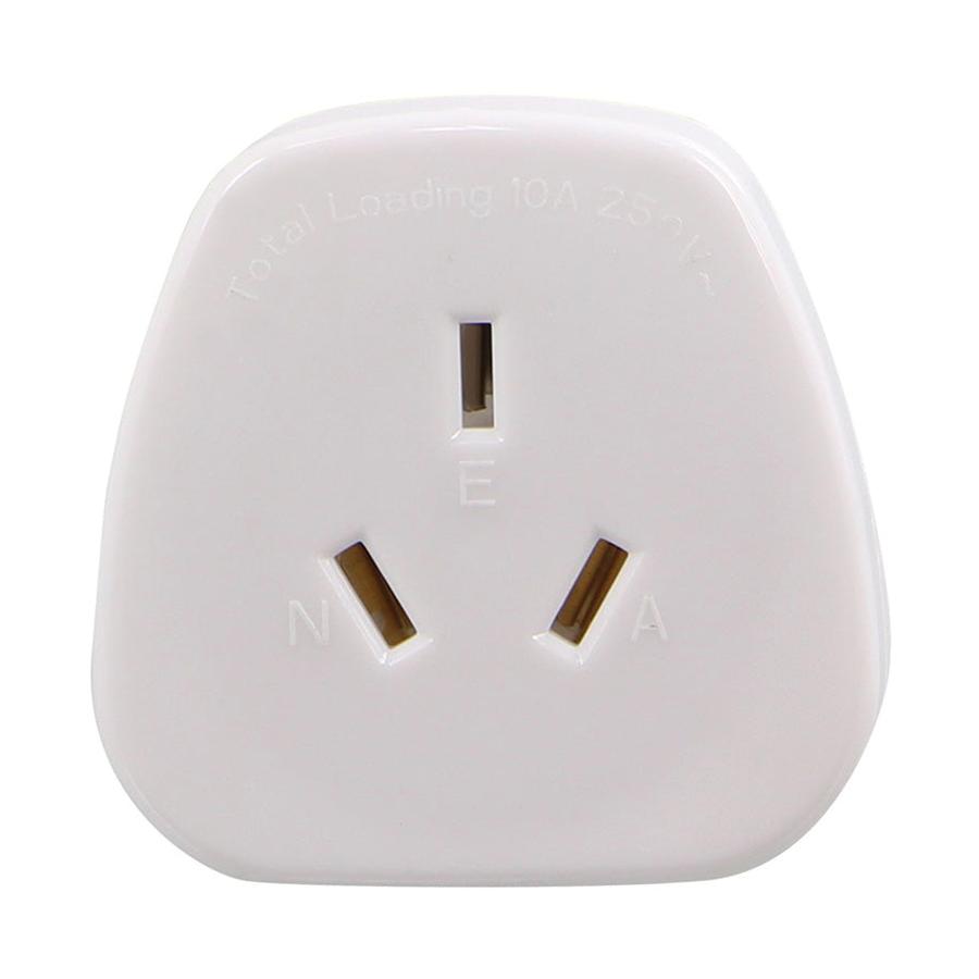 Lewis N. Clark NZ to UK Travel Adapter White White