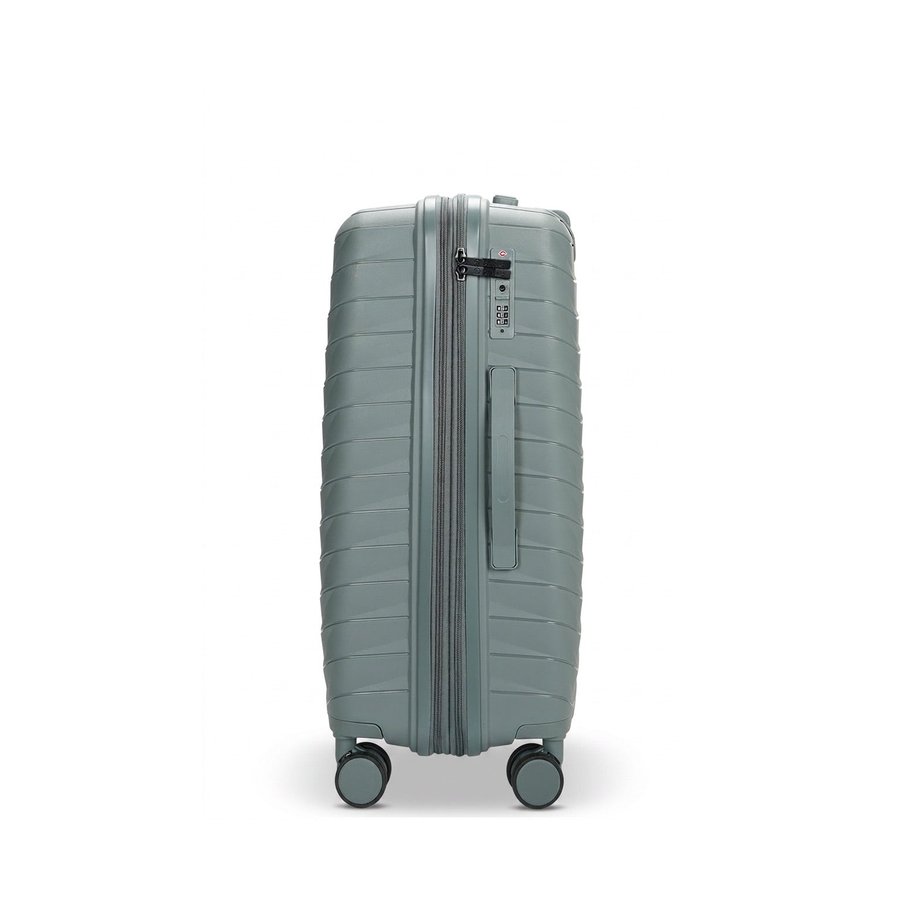 Caselite Expedition 56cm & 65cm Hardside Luggage Set Grey Green Grey Green