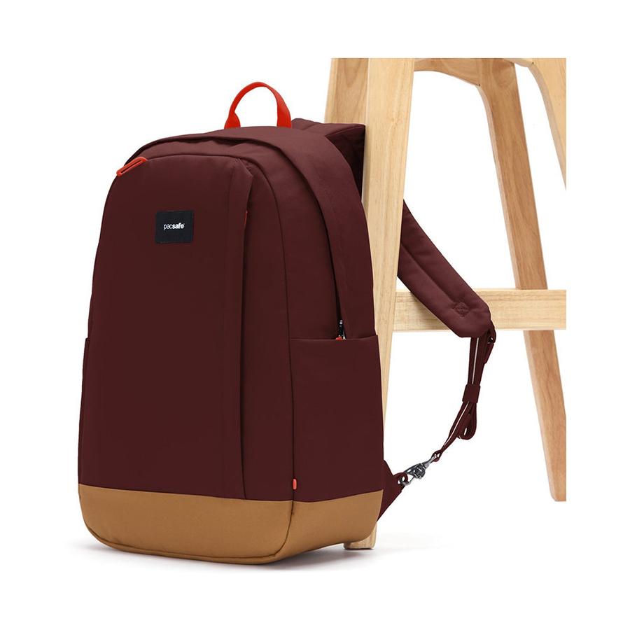 Pacsafe GO 25L Anti-Theft Recycled Backpack Garnet Red Garnet Red