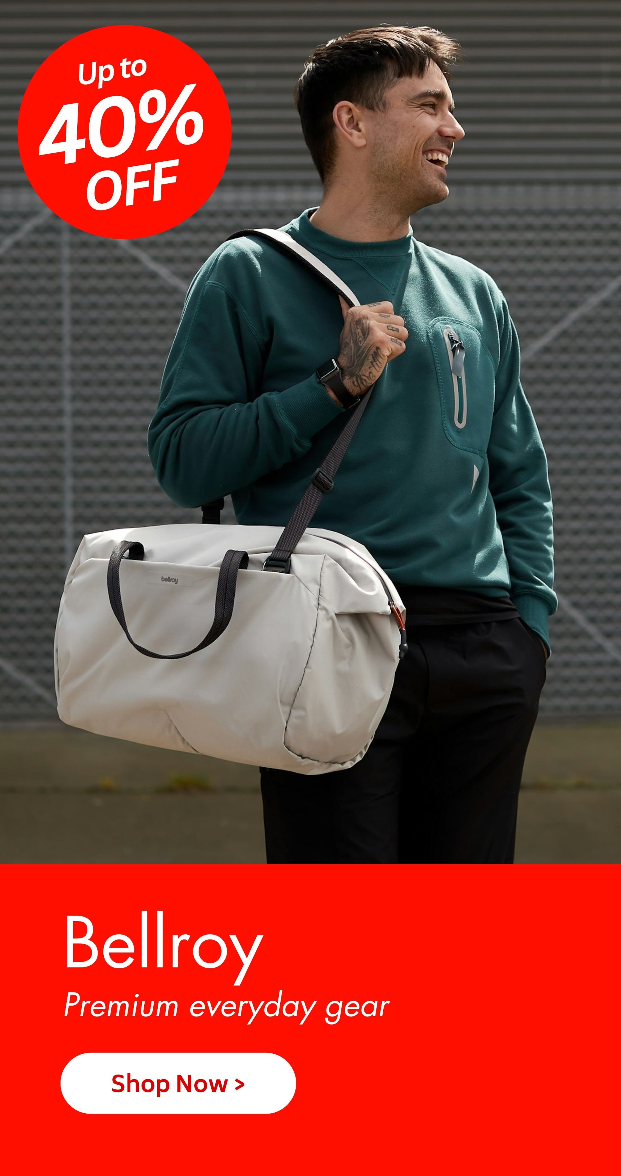 Bellroy | Up to 40% Off