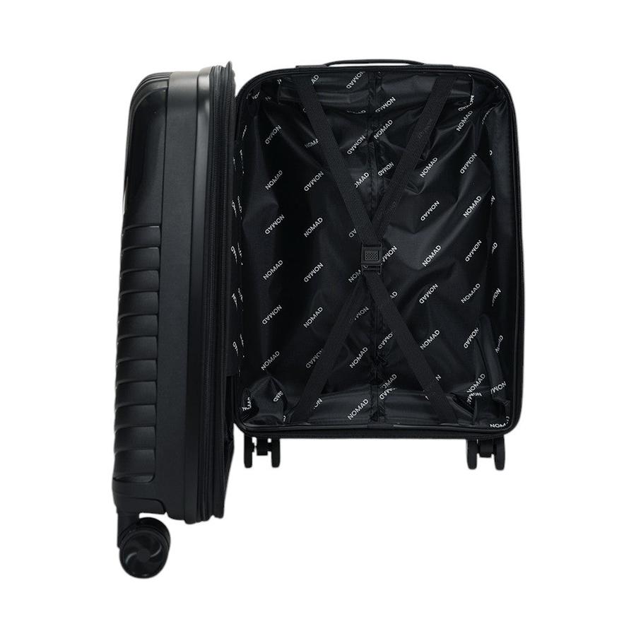 Nomad Journey 56cm Hardside Carry-On Suitcase Black Black