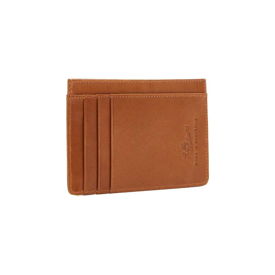 RM Williams Singleton Vertical Card Holder Wallet Tan Tan