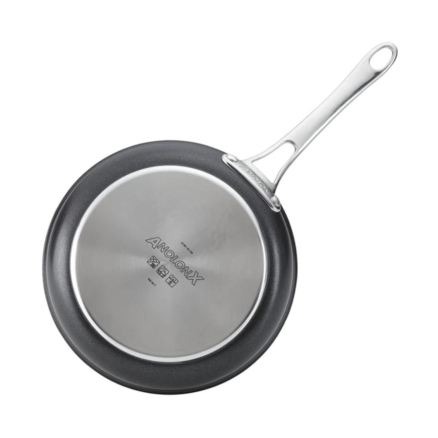 Anolon SearTech 21cm & 25cm Skillet Set Black Black