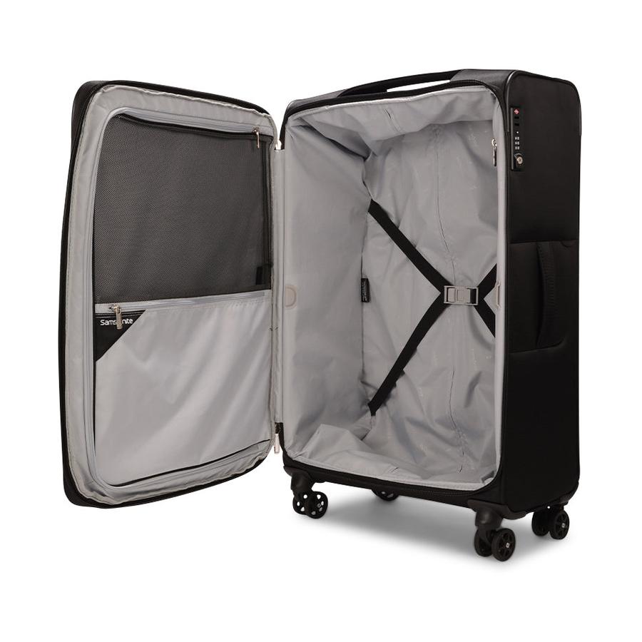 Samsonite B-Lite 5 78cm Softside Checked Suitcase Black Black