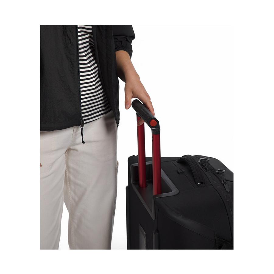 The North Face Base Camp Rolling Thunder 77cm Checked Suitcase Black Black