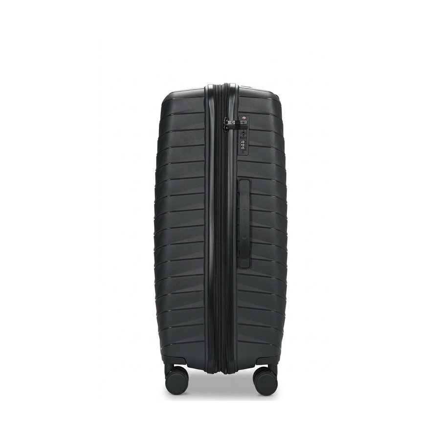 Caselite Expedition 56cm & 75cm Hardside Luggage Set Black Black