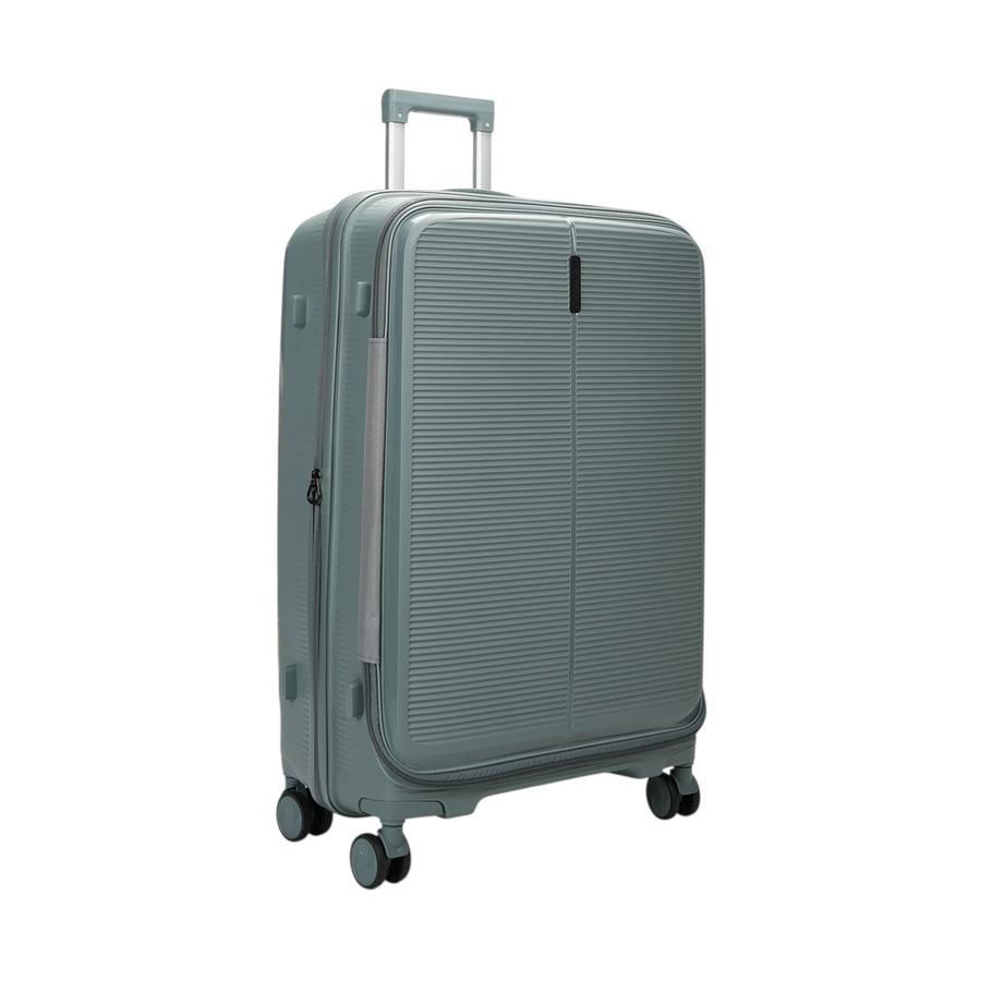 Caselite Venture 57cm & 76cm Top Open Hardside Luggage Set Grey Green Grey Green