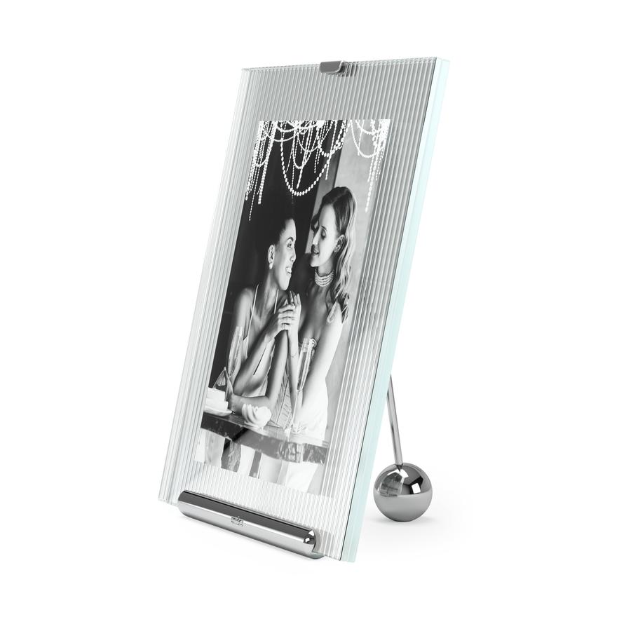 Umbra Flute 13 x 18cm Picture Frame Chrome Chrome