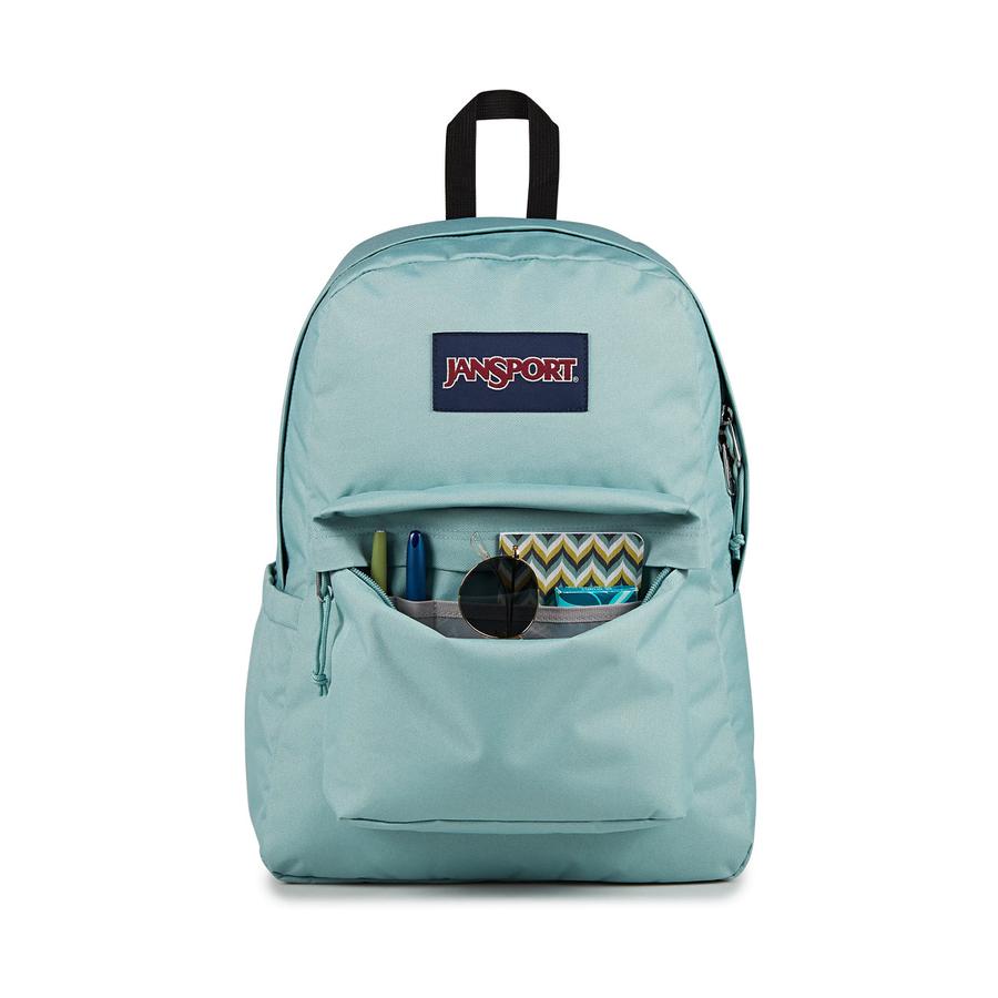 Jansport Superbreak Plus Backpack Faded Sage Faded Sage