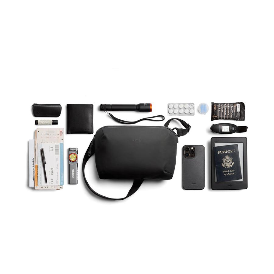 Bellroy Venture Travel Crossbody Jet Black Jet Black