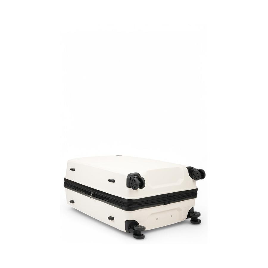 Nomad Venture 75cm Hardside Checked Suitcase White White