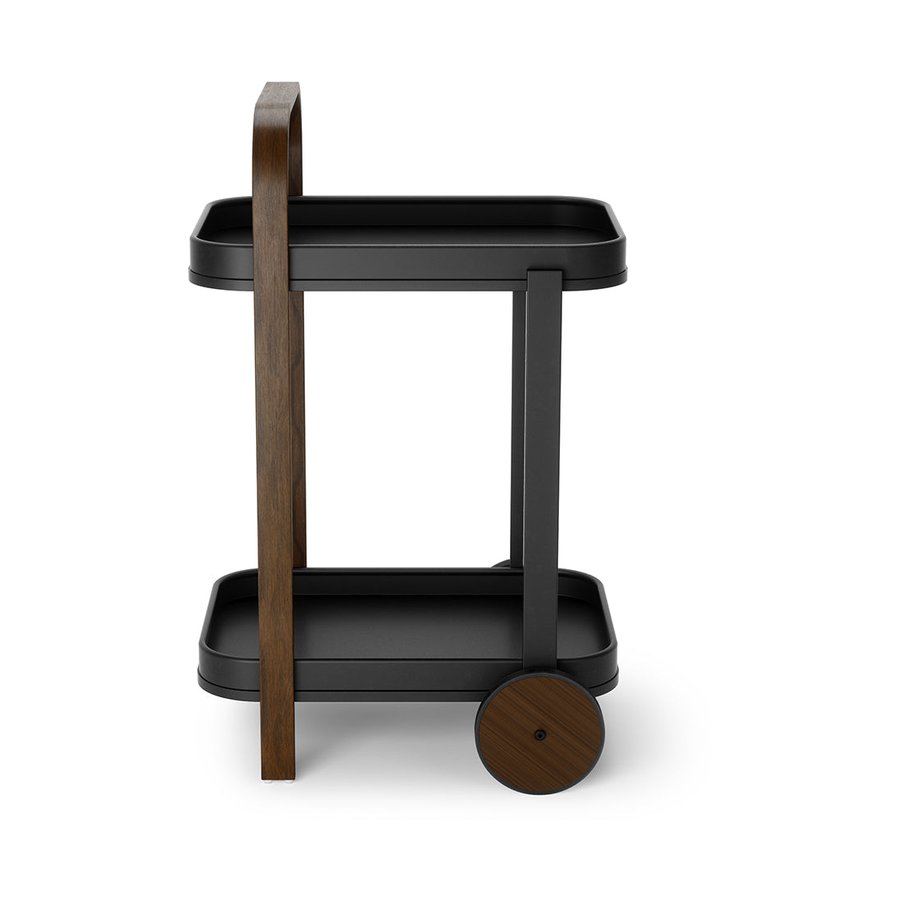 Umbra Bellwood Bar Serving Cart Black/Walnut Black/Walnut