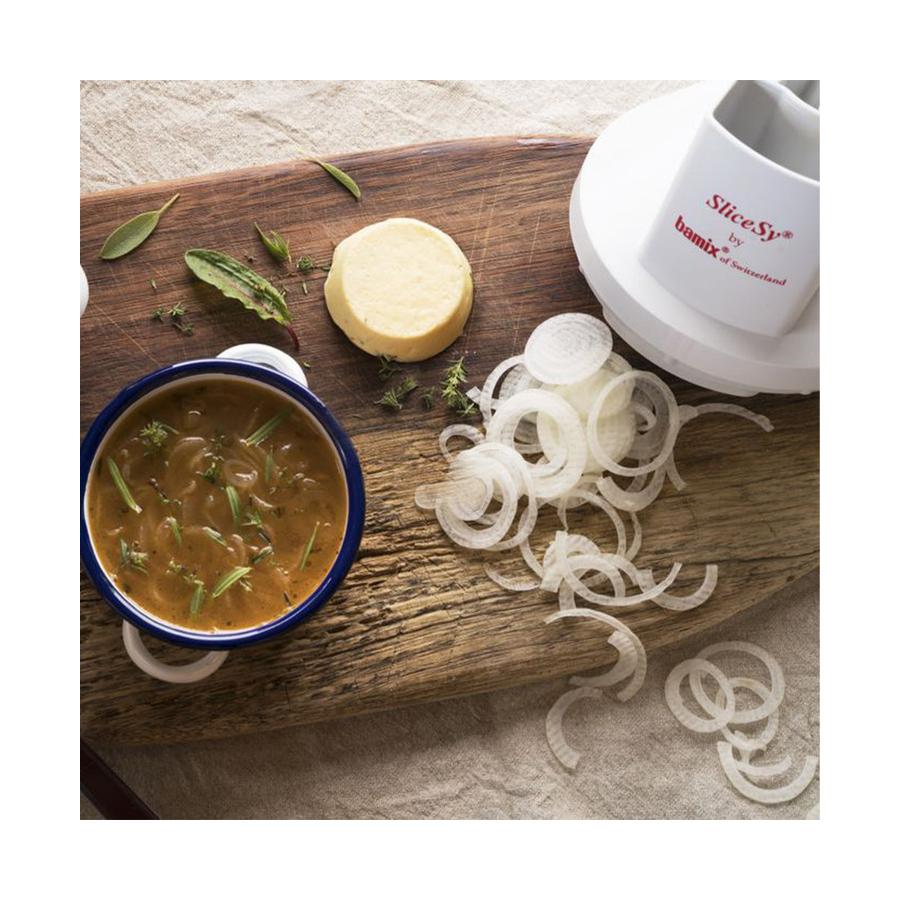 Bamix SliceSy Food Processor Attachment White White