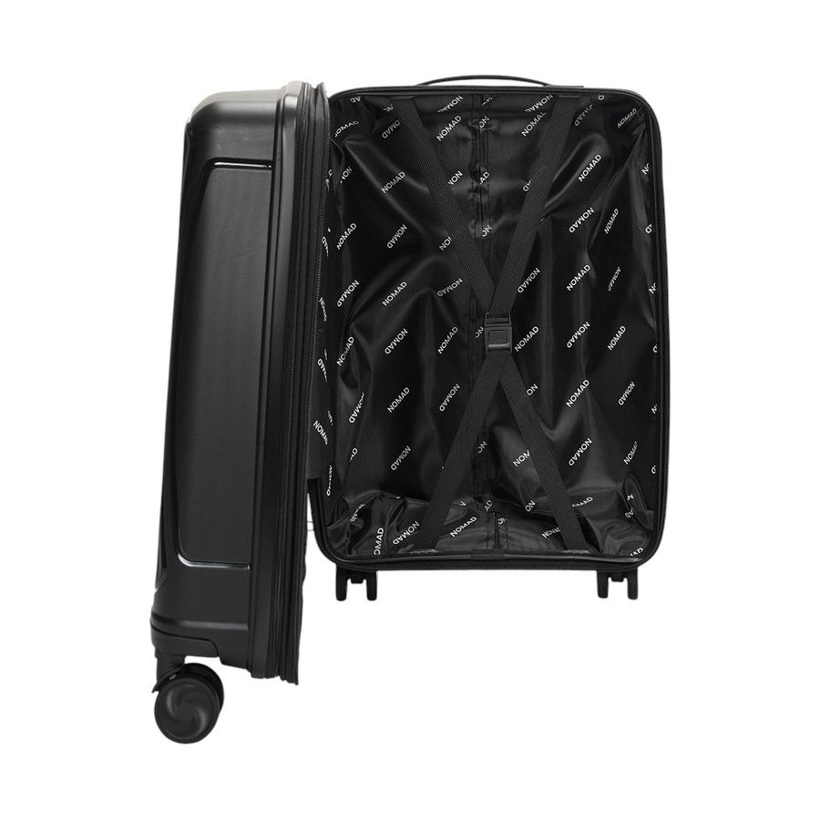 Nomad Quest 56cm Hardside Carry-On Suitcase Black Black