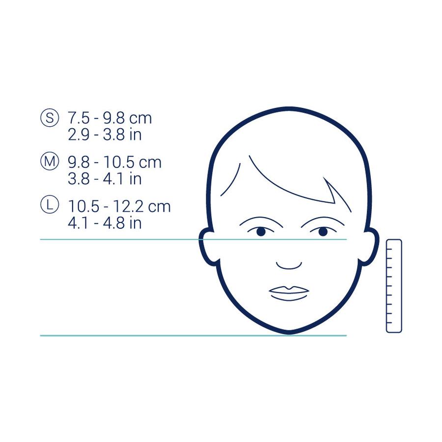 Pacsafe Protective & Reusable Silver Ion Face Mask Grey Large