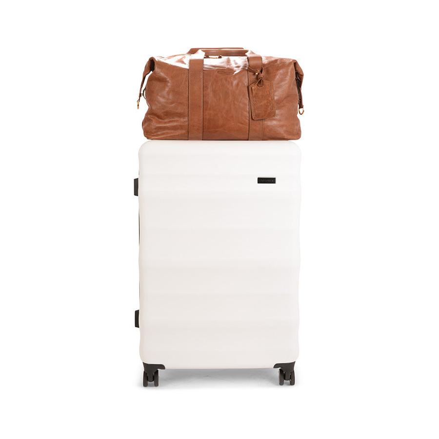 Explorer Weekender Leather Duffle Tan Tan