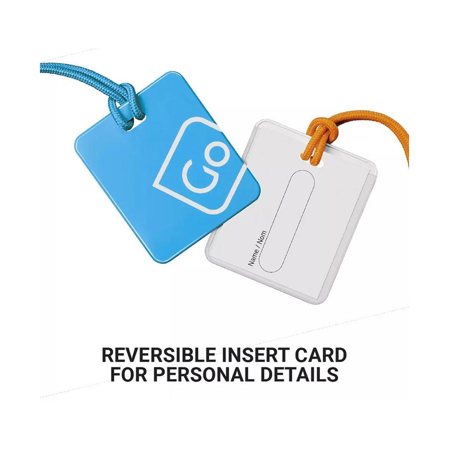 Go Travel Luggage Tags Twin Pack Multi Coloured Multi Coloured