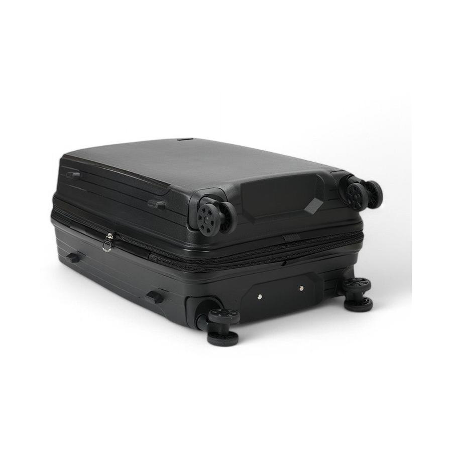 Nomad Venture 56cm & 65cm Hardside Luggage Set Black Black