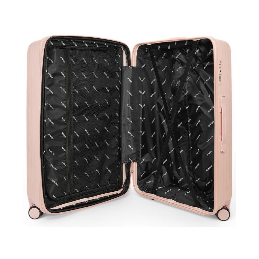 Nomad Venture 75cm Hardside Checked Suitcase Pink Pink