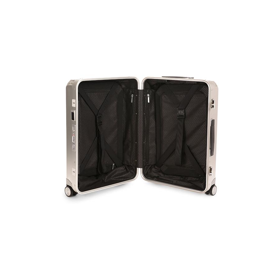 Samsonite Lite-Box ALU 55cm Hardside Carry-On Suitcase Aluminium Aluminium