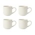 Mikasa Cranborne 320ml Stoneware Mugs (Set of 4) Cream