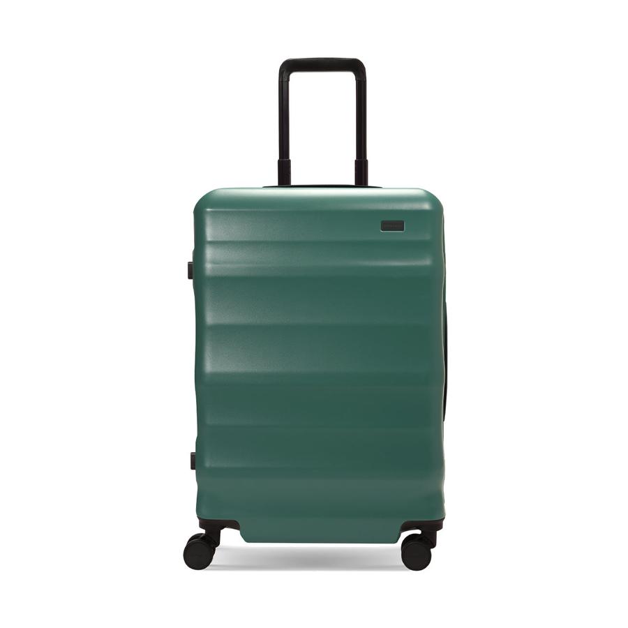 Luna-Air Medium Checked Suitcase Forest Green
